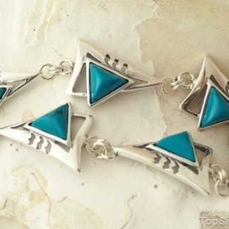 VIVOLI - srebrna bransoletka z turkusem