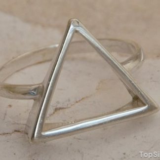 TRÓJKĄT - srebrny pierścionek