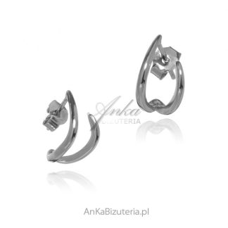 Biżuteria srebrna damska  - srebrne kolczyki