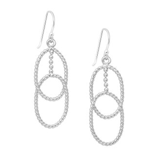 Długie srebrne kolczyki