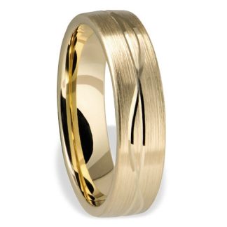 Obrączka z żółtego złota ŁN-13Z-light-m