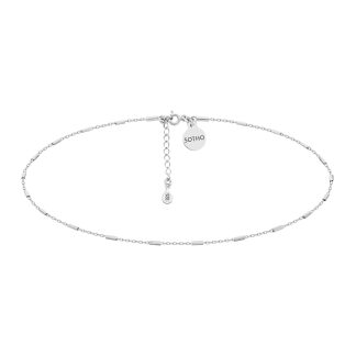 Srebrny choker łańcuszkowy