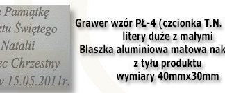 Grawer płytka wzór PŁ-4