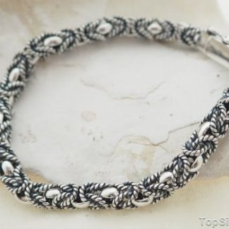 SPLOT KRÓLEWSKI - srebrna bransoletka bizantyna