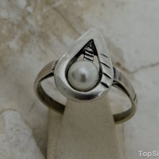 ASCO - srebrny pierścionek z perłą