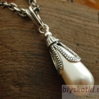 RZYMSKIE SOPLE - wisorek z perłą