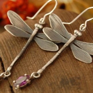 PIĘKNE WAŻKI - kolczyki z ametystem