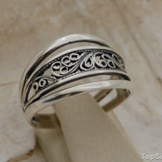 LILIANA - srebrna obrączka pierścionek