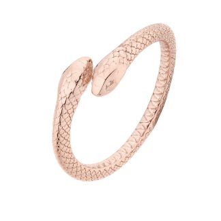 Pierścionek z wężem z różowego złota : pierścionki - 14