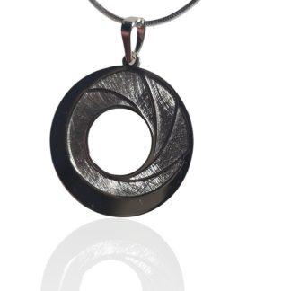 Zawieszka srebrna rodowana kółeczko