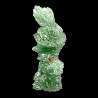 Smok rzeźbiony awenturyn kamień naturalny 39.7ct
