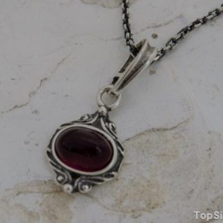 NEVA - srebrny wisiorek z ametystem