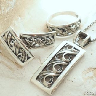 COPACABANA - srebrny komplet piękne srebro