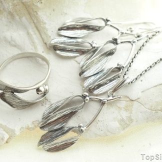 JEMIOŁA - srebrny komplet biżuterii