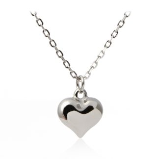 Naszyjnik srebrny z delikatnym serduszkiem