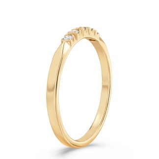 Pierścionek z żółtego złota z diamentami 0,10 ct wzór BP-3510Z K5-1,7