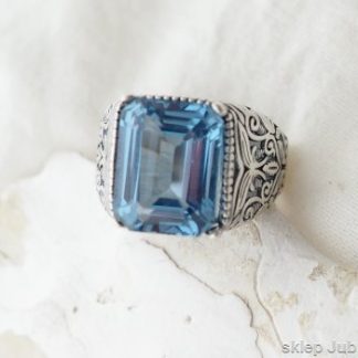 GENTLEMAN naturalny turmalin 11.20ct srebrny sygn