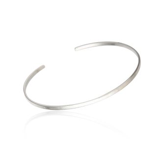 Bransoletka srebrna bangle  klasyczna biżuteria damska