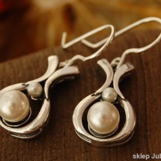 ESSCO - srebrne kolczyki z perłami