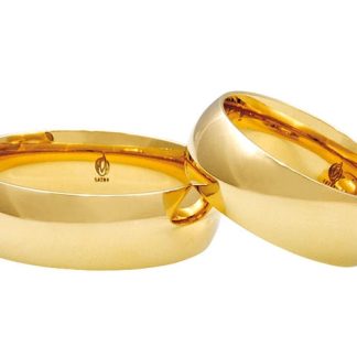 Obrączka klasyczna z żółtego złota ŁK-24-EXTRA Light-m