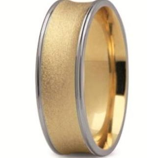 Obrączka z żółtego i białego złota ST-98ZB-k