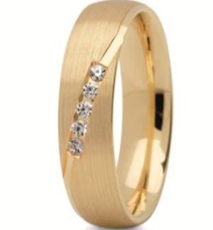 Obrączka z żółtego złota ST-269Z-m