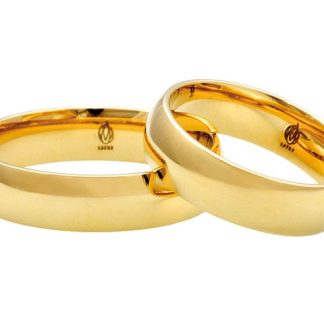 Obrączka klasyczna z żółtego złota ŁK-23-m