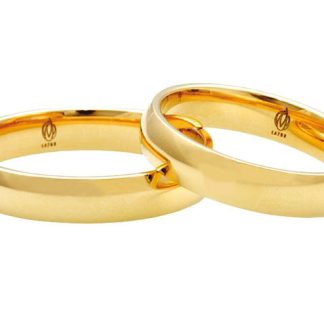 Obrączka klasyczna z żółtego złota ŁK-22-EXTRA Light-k