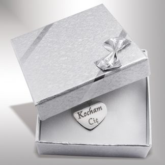 Wisiorek serce z napisem Kocham Cię WEC-S-WIS.SERCE-3