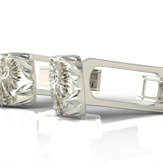 Spinki do mankietów z żółtego i białego złota INSIGNE SJSpM-13B