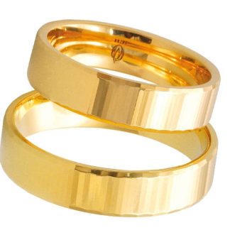 Obrączka z żółtego złota ŁK-03-m