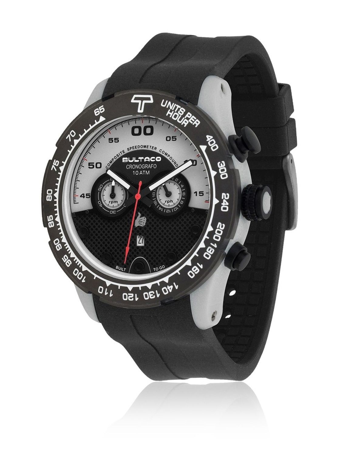 BULTACO H1PA48C-SA1 zegarek męski szary 48 mm