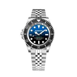 BOBROFF BF0003iJ zegarek męski srebrny 42 mm