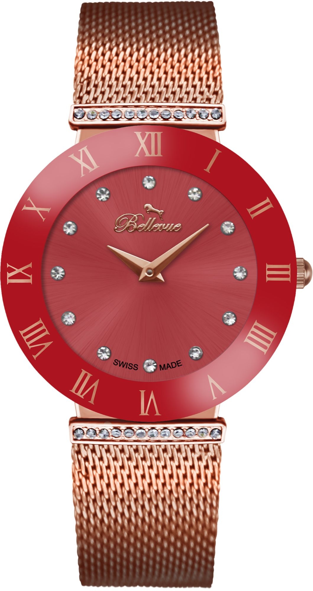 BELLEVUE F118 zegarek damski Rose 26 mm