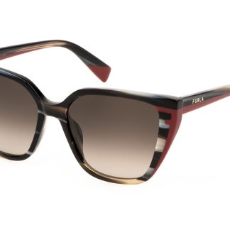 SUNGLASSES FURLA WOMEN SFU782-5505GZ (Lens/Bridge/Temple) 55/16/140 mm)