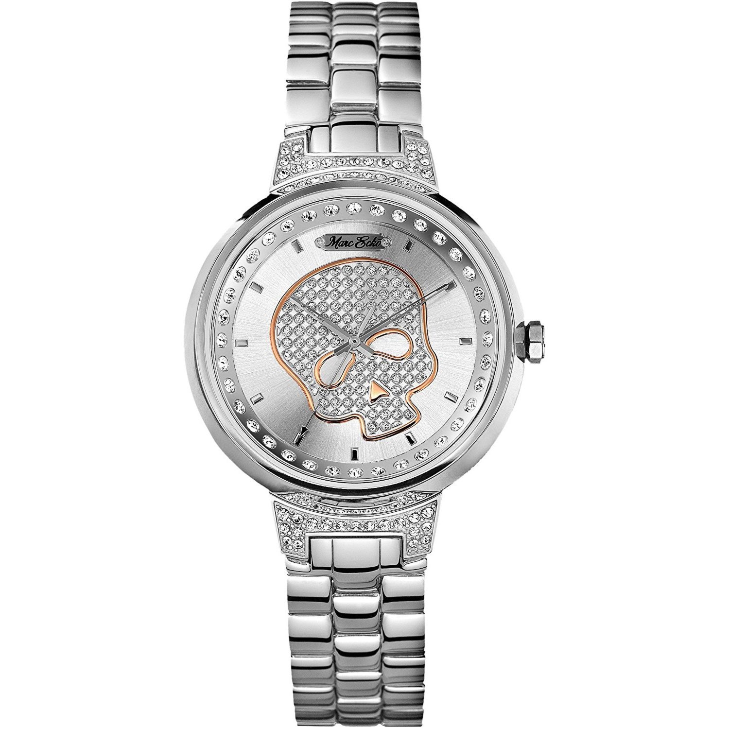MARC ECKO E16566L1 zegarek unisex srebrny 36 mm