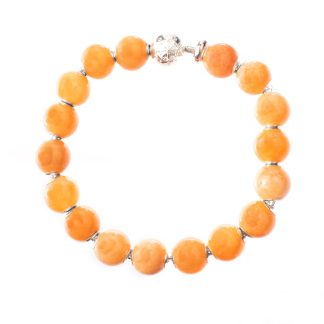 THOMAS SABO KT14286610L17 bransoletka pomarańczowy