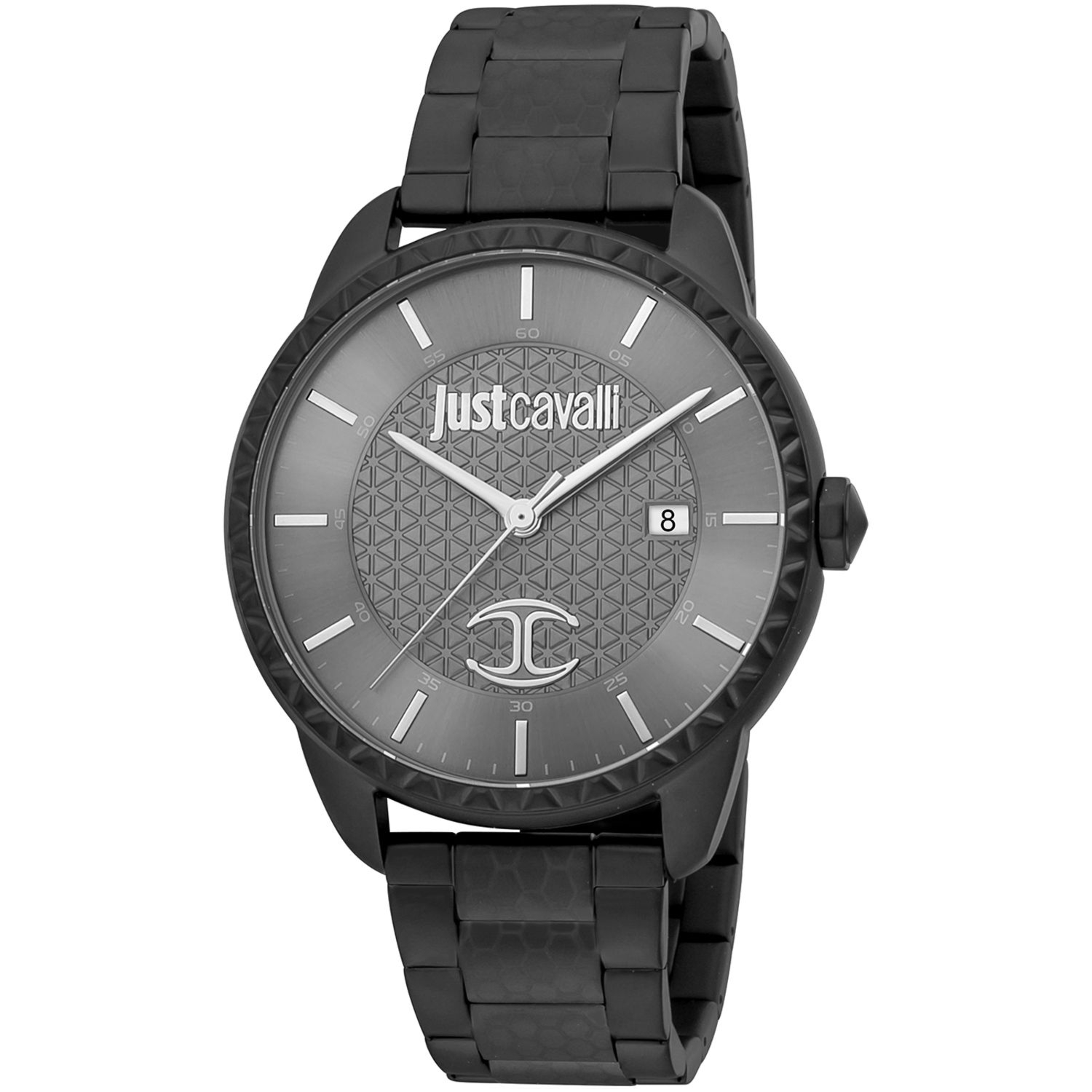 Just Cavalli JC1G176M0065 zegarek męski czarny 42 mm