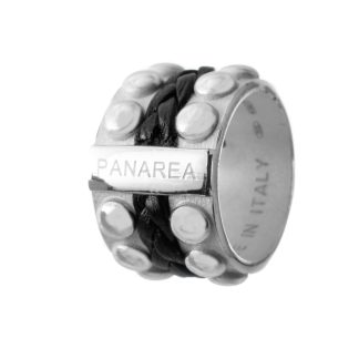 PANAREA AS858PLVE pierścionek Silver-black