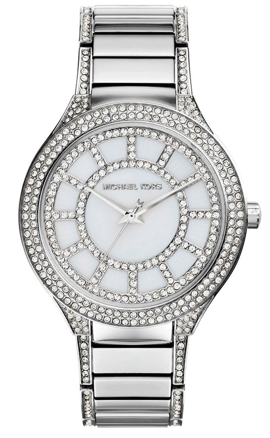 Michael Kors Kerry MK3311 – Srebrna Elegancja i Blask Pavé