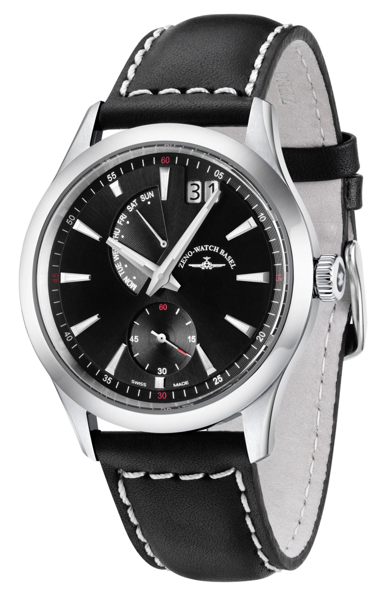 Zegarek Męski Zeno-Watch Basel Retro 6662-7004Q-G1 (42 mm)