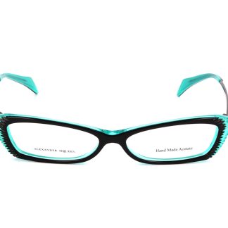 GLASSES ALEXANDER MCQUEEN WOMAN AMQ4163R2K (Lens/Bridge/Temple) 52/14/145 mm)