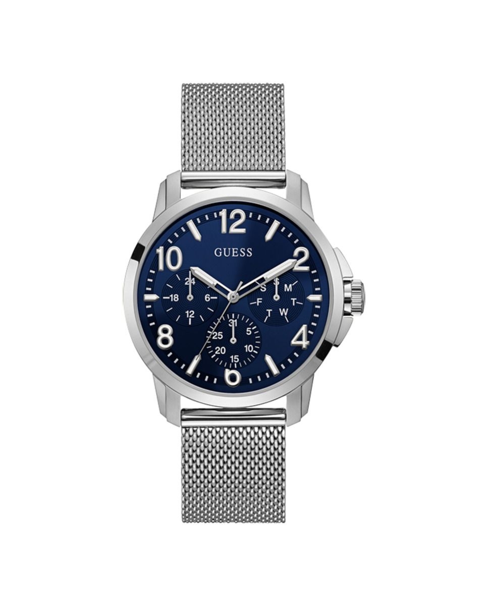 Guess W1040G1 zegarek męski srebrny 43 mm