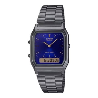 Zegarek Unisex Casio Vintage AQ-230EGG-2AEF Ana-Digi Turquoise Gunmetal