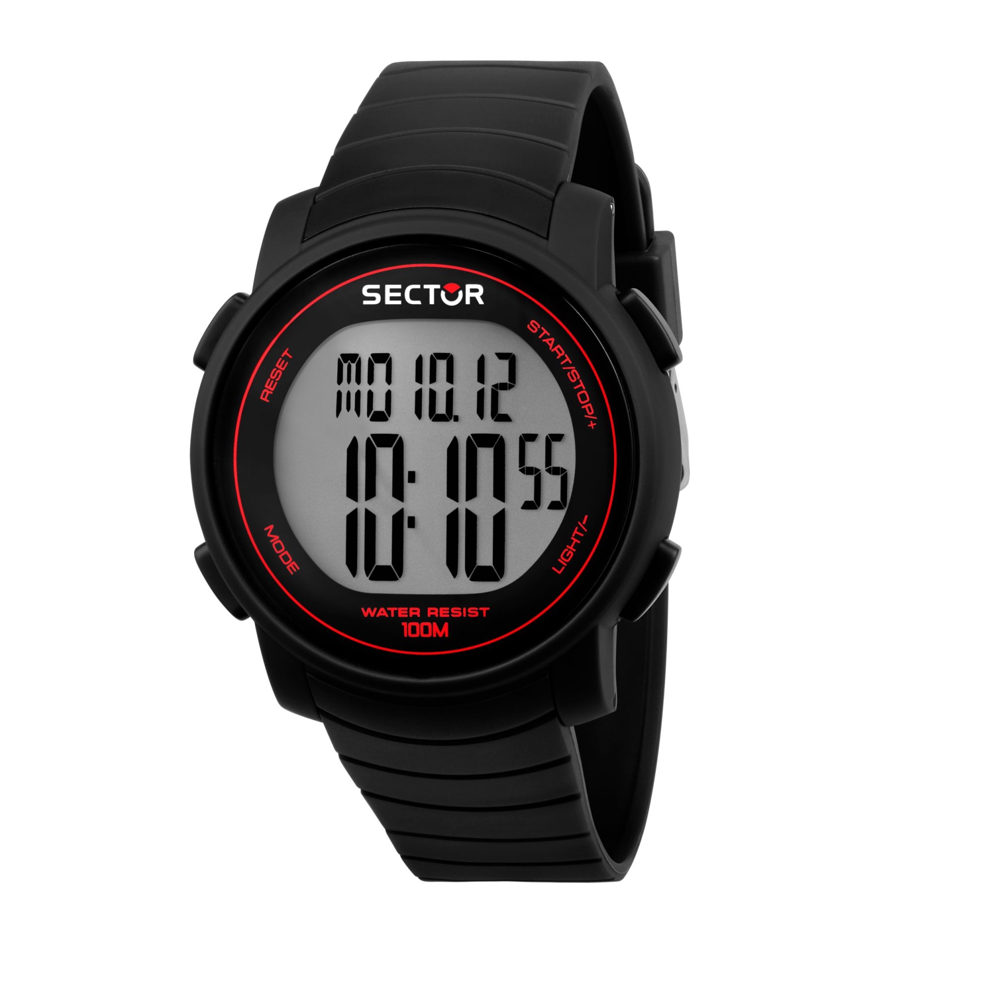 SECTOR R3251543001 zegarek męski czarny 44 mm