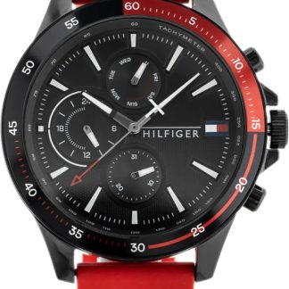 Męski Zegarek Tommy Hilfiger Bank 1791722 – Sportowy Akcent i Wielofunkcyjna Tarcza