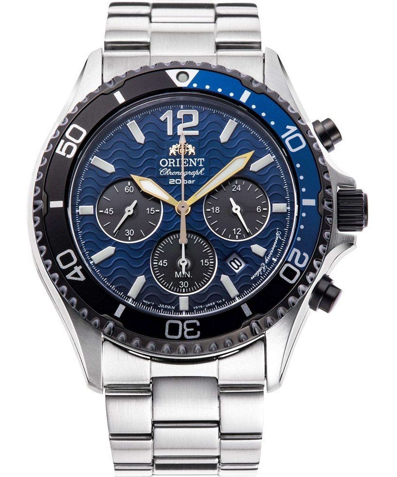 Zegarek Męski Orient Mako Solar Chronograph RA-TX0208L10B