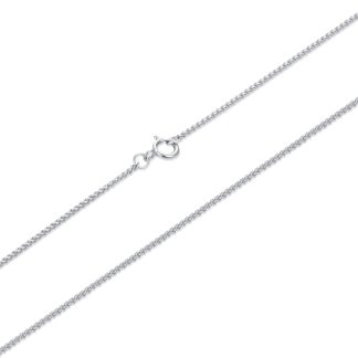 Srebrny łańcuszek damski splot lisi ogon 50 cm do zawieszek charms srebro 925