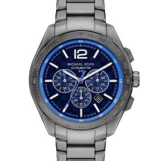 Męski Zegarek Michael Kors Accelerator 2.0 MK9178 – Grafit i Niebieski Chronograf